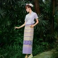 ราคา ชุดเดรสชาติพันธุ์, เทศกาลกระเด็นของน้ำ, Dai, ชุดฤดูร้อน, แขนสั้น, สไตล์ดั้งเดิมของ Xishuangbanna, เสื้อหรูหรา, กระโปรงหลอดไทย 12 ปันนาชุด12ปันนา ုဂါဝန်တို ป้าย เกิด วันจ (1731638581454276239)