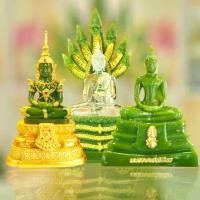 ราคา พระนาคปรกสีหยก หน้าตัก 5 นิ้ว หลวงพ่อโสธร สีหยกหน้าตัก 5 นิ้ว พระแก้ว มรกตฤดูร้อนหน้าตัก 5 นิ้ว 1ชุด3องค์ พระพุทธรูป (1729961976712497214)