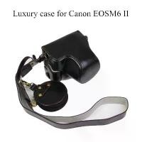 ราคา กระเป๋ากล้อง, วัสดุหนัง Pu, สำหรับ Canon EOS M6 II, EOS M6II, M6 Mark II (1731465483297982242)