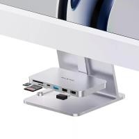 ราคา อุปกรณ์เสริม iMac, PULWTOP, สำหรับ i-Mac 2021/2023/2024, ฮับ USB C, สำหรับ iMac, พร้อม USB A/C 10Gbps, ฮับสำหรับ M1 / M3 / M4, 2 USBA 2.0, เครื่องอ่านการ์ด SD / TF, สำหรับ iMac24 (1731442173778364279)