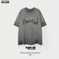ราคา STREETXY TORN TEE เสื้อยืดแนวขาดๆ ผ้าดี ใส่สบาย (1730939399781387005)