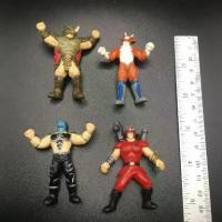 ราคา 4x Vintage Kinnikuman Ultimate Muscle Men Japan anime mini figure 2" Bandai (1729419877951179498)