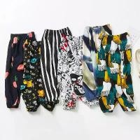 ราคา กางเกงกันยุง, สำหรับเด็ก, วัสดุผ้าไหมผ้าฝ้าย, ฤดูร้อนบาง, สำหรับเด็กชายและเด็กหญิง, กางเกงอยู่บ้าน, กางเกงรัดรูป, วัสดุผ้าฝ้ายเทียม, เหมาะสำหรับชุดนอนเด็ก กางเกง จังโก้ สเก็ต เด็ก (1731199100127381949