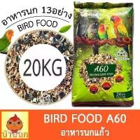 ราคา อาหารนก 13อย่าง ยกกระสอบ 20kg (A60) เลิฟเบิร์ด คอกคาเทล นกแก้ว ฟอพัส กรีนชิค (1731728009924805760)