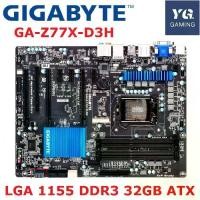 ราคา เดสก์ท็อป LGA 1155 Z77 DDR3 Gigabyte GA-Z77X-D3H, USB3.0, 32G, Z77X-D3H, SATA III, PCI-E 3.0, ใช้แล้ว (1731309015598073423)