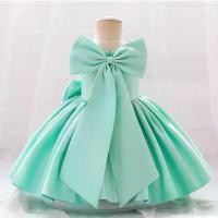 ราคา PD1 พร้อมส่งชุดเดรสเจ้าหญิงเด็ก ชุดราตรีเด็กออกงานสีฟ้าพาสเทล Turquoise Children Girls Gala Wedding Dress แนะนำ (1732069793225606735)