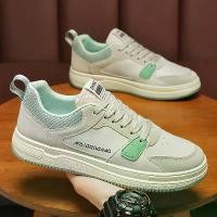 ราคา รองเท้าผู้ชาย สไตล์ฤดูร้อน รองเท้าผ้าใบระบายอากาศใหม่ สไตล์เกาหลี อเนกประสงค์ รองเท้าสีขาว รองเท้าผ้าใบพื้นหนา รองเท้าลำลอง เหมาะสำหรับเล่นสเก็ต pro 3 adidas รองเท้า สตั๊ด วิ (1732273834342845087)