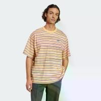 ราคา adidas ไลฟ์สไตล์ เสื้อยืดลายทาง adidas Originals ผู้ชาย หลากสี KB8356 (1731837741114624787)
