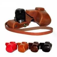 ราคา เคสหนัง PU, สำหรับ Sony NEX-5T, NEX-5R, 5C, 5N, กล้องกระเป๋า, พร้อมเลนส์ 16-50mm (1731446546571953168)