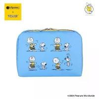 ราคา ของแท้ 100% Lesportsac Extra Large Rectangular Cosmetic Bag กระเป๋าเครื่องสำอาง Style 7121 Lesportsac x Peanuts (1731946723097019464)