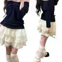 ราคา กระโปรงครึ่งตัว ดีไซน์สีเหลืองครีมหวาน สำหรับผู้หญิง เหมาะสำหรับตัวเลขเล็ก กระโปรงเค้กขอบลูกไม้ ทันสมัย เอวสูง กระโปรงพอง ชุด แต่งงาน พัทลุง diesel belt skirt กางเกงขาม้า sakura (1731990804765443152)