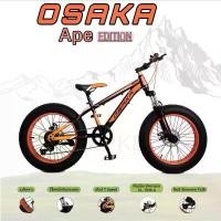 ราคา จักรยานล้อโต 20 นิ้ว 7 Speed Fat bike OSAKA รุ่น APE EDITION (เกียร์ Shimano 7 Sp มาตรฐานจากญี่ปุ่น)มีเก็บปลายทาง (1732087679141382721)