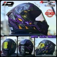 ราคา ยึดรูปแบบเดียวกัน Black Matte Panter หมวกกันน็อคเต็มใบ Index ID Spartan ล่าสุด 2024 นวมถอดซักได้ + New Spartan BT (1731546299915338818)