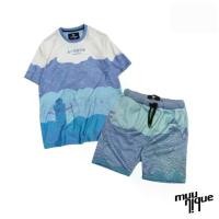 ราคา MUUNIQUE JP. Set Kids เสื้อยืดและกางเกงเด็ก รุ่น Blue Caribbean (1731298409741321524)