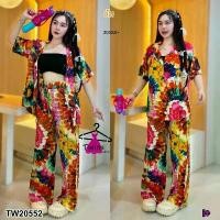 ราคา Garden Clothes ชุดเซ็ท SET 2 ชิ้น เสื้อปกฮาวาย มัดย้อม + กางเกงขายาวมัดย้อม เสื้อสงกรานต์ สีส้ม (1732218765982665407)