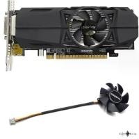 ราคา [เก็บเงินปลายทาง] พัดลมการ์ดจอ Gigabyte GTX1050ti 1050 1030 N710 730 Low Profile graphics card cooling fan (1731701163570595915)