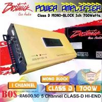 ราคา BOSTWICK รุ่นBOS-RA700.1D GOLD Series เพาเวอร์แอมป์ Class D MONO-BLOCK 1Ch. กำลังขับ 700 Watts. ขั้วไฟใหญ่ ใส่สายใหญ่ได้ เพาเวอร์ติดรถยนต์ เครื่องเสียงติดรถยนต์ (1729782551695625092)