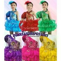 ราคา XNJSQA พร้อมส่ง! ชุดดรัมเมเยอร์เด็ก3-10ขวบ ชุดเชียร์หลีดเดอร์เด็ก Gold Floral บล็อกบัสเตอร์ (1732201350959236127)
