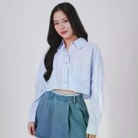 ราคา LEE เสื้อเชิ้ตแขนยาวผู้หญิง คอลเลคชั่น Lee Pink รุ่น LE S225WSHLN01 สีฟ้า (1732137392395094533)