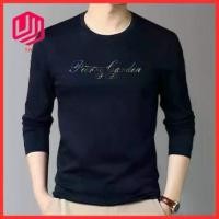 ราคา เสื้อยืดแขนยาวผ้าฝ้ายบริสุทธิ์สำหรับผู้ชาย, คอลเลกชันฤดูใบไม้ผลิและฤดูใบไม้ร่วง, มาใหม่, มีสไตล์, ทรงหลวม, คอกลม, เสื้อฐานเสื้อกันหนาว, เสื้อผ้าผู้ชาย, 2024 Man Clothing ส hara c (1731581219833744312)