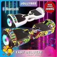 ราคา Smart HOVERBOARD 6.5 นิ้ว LED Light Self Balancing 2 ล้อสกู๊ตเตอร์พร้อมลำโพง Bluetooth Hover Board Smart HOVERBOARD 6.5Inch LED Light Self Balancing 2 Wheels Scooter with Bluetoo (1731958386896962717)