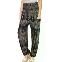 ราคา กางเกงเอวสม็อคฟรีใซส์ กางเกงขาจั้ม ใส่ได้ทั้งชาย/หญิง for Women and Men Harem pants Elephant pants Yoga pants คําแนะนําผลิตภัณฑ์ใหม่ของเดือนนี้ (1732188238955251405)