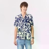 ราคา [ส่งฟรี] ESP เสื้อเชิ้ตฮาวาย ผู้ชาย สีขาว| ชุดฮาวาย| 04059 (1731893301388807091)