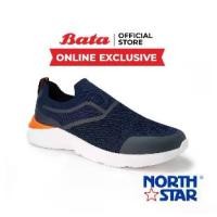 ราคา Bata บาจา ยี่ห้อ North Star รองเท้าผ้าใบ รองเท้าผ้าใบ Sneakers ลำลอง รองเท้าสนีกเกอร์แคชชวล สำหรับผู้ชาย รุ่น Saxton สีน้ำเงิน 8209025 (1729542243922381466)