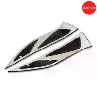 ราคา ชุดรองพักเท้าหน้าอลูมิเนียม สีเงิน รหัสสินค้า B63-SF748-M3-SV สำหรับรถ YAMAHA AEROX155 แท้เบิกศูนย์100% (1731751183489272593)
