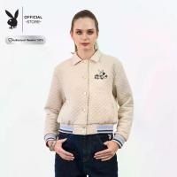 ราคา PLAYBOY WONDER & PLAY เสื้อJACKETมีปกแขนยาว ขอบแขนและชายใช้ผ้าRIB ปักโลโก้ที่อกซ้ายและกลางหลัง P1WT253CK013BE (1732125005812630759)