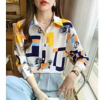 ราคา เสื้อเชิ้ตพิมพ์ลาย กุหลาบหรูหรา สไตล์ป่า ทรงหลวม ทรงสลิมฟิต เสื้อเชิ้ต (1731243005735240920)