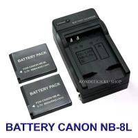 ราคา NB-8L \ NB8L แบตเตอรี่ \ แท่นชาร์จ \ แบตเตอรี่พร้อมแท่นชาร์จสำหรับกล้องแคนนอน Battery \ Charger \ Battery and Charger For Canon Powershot A1000,A1200,A2200,A3000 IS,A3100 IS,A315 (1730344713510357949)