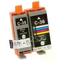ราคา [สต็อกประเทศไทย]PGI-35 CLI-36 printer compatible ink cartridge, suitable for Canon PIXMA TR150 iP100 iP110 สปอตสินค้า (1732201708707284069)