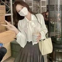 ราคา เสื้อเชิ้ต สไตล์เกาหลี แขนโคมไฟ โบว์ทางการ เสื้อชีฟองสีขาว ผู้หญิง แขนยาว ลูกไม้ขึ้น แฟชั่น เสื้อมืออาชีพ Clothing Lady ,เสื้อยืดสกรีนสายเดี่ยว,dollarboutiqueเสื้อคลุม,maliเสื้อยีนส์,เสื้อเชิ้ตzara (1