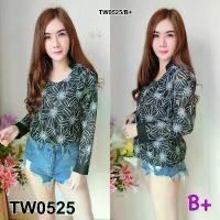 ราคา KT0525 เสื้อเชิ้ตแขนยาวผ้าลูกไม้ลายดอก งานสไตล์zara ดีไซน์คอวี ใส่สบายเหมาะกับทุกโอกาส Zara shirt, floral pattern (1729833113702271155)