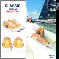 ราคา Fila รองเท้าผ้าใบ รองเท้าแฟชั่น UX Classic Kicks B Aqua 1XM01969F-136 (2290) (1731787210855975116)