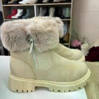 ราคา Crazy Snow (หลุดQc) รองเท้าบูทสั้น บุขนกันหนาว ลุยหิมะ รุ่น Luna Fur Boots (1731813192938785218)