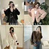 ราคา พร้อมส่ง เสื้อโค้ท เฟอร์ ขนกระต่าย [Rabbit fur coat] เสื้อกันหนาว ขนเฟอร์นุ่มแน่น สัมผัสละมุนมาก ลักชูสุดๆ ขาย (1732090170034914543)