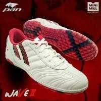 ราคา Tdiehrudhshop รองเท้าฟุตบอลร้อยปุ่ม [PAN WAVE II TURF PF-15WT ฟรีของขวัญ] รองเท้าร้อยปุ่ม หนังวัว Mini Mall x PAN แนะนำ (1731046214000413416)