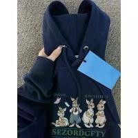 ราคา CHERISH (พร้อมส่ง) D32 เสื้อคลุมแขนยาว สเวตเตอร์ Sweater ฮู้ดดี้ ลายกระต่าย สีกรมท่า ผ้าดีมาก งานป้าย สินค้าขายดี clothing women ผู้หญิง ฮาวาย วินเทจ kilala ผู้ชาย อ้วน เสื (1731533382624381015)