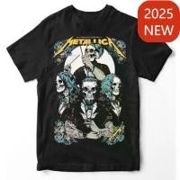 ราคา เสื้อยืดพรีเมี่ยม Metallica LIVE WIRE เสื้อยืดวง Metallica Harvester เสื้อยืดวง Metallica Ellipses Inc (1731807842171782341)