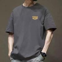 ราคา เสื้อยืดแขนสั้นผู้ชาย ผ้าฝ้าย 100% สไตล์อเมริกันไฮสตรีทฤดูร้อน สไตล์ลำลอง อินเทรนด์ ทรงหลวม เสื้อยืด 2025 option วัยรุ่น เสื้อ boy plain lacroix กิฟ shirt men aape arctic xxl ami (1732393285080614281)