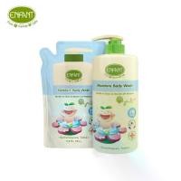 ราคา COD ENFANT (อองฟองต์) Organic Plus Moisture Body Wash ครีมอาบน้ำ สูตรน้ำนมวานิลา ใช้ได้ตั้งแต่เด็กแรกเกิด เซตสุดคุ้ม ชนิดขวด + รีฟิลชนิดถุงTikTok (1732078593721664984)