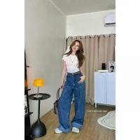 ราคา #COTTON CANDY กางเกงยีนส์ขายาว New Rose'jeans (1732234709003240766)