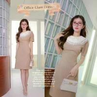 ราคา Romi"Oil" Office Glam Dress (Red) K151 ชุดเดรสสีคาราเมล (คอบัวระบายลูกไม้) รัด รูป ปาเต๊ะ เซต ผ้า ไทย (1732303821280282043)