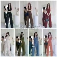 ราคา Sirin jumpsuit จั๊มสูทขายาวคล้องคอเปิดหลังเรียบหรู (1729731692384782922)