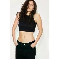 ราคา H&M(เอชแอนด์เอ็ม) เสื้อกล้ามเอวลอย Women Cropped vest top 1049251_15 (1731703013439669622)