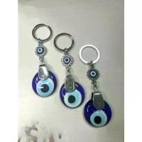 ราคา Nazar (amulet) พวงกุญแจ Evil eye ของแท้จากตุรกี Evil eye ทำจากแก้ว งาน Hand made (1732641746262132239)