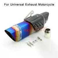 ราคา ท่อไอเสียรถจักรยานยนต์, Universal, 51mm, อะไหล่มอเตอร์ไซค์, เหมาะสำหรับ Pitbike, สลิปออน, ท่อ Akrapovic ดัดแปลง, เข้ากันได้กับ R25, R6, kawasaki Z900, Z800, Z400, Z250 (1732381790903502570)