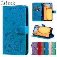 ราคา เคสโทรศัพท์, สำหรับ Samsung Galaxy A9, A8, A7, A6 Plus, A5, A3 2018, 2017, คุณภาพสูง, สไตล์ย้อนยุคพลิกหนัง PU กระเป๋าสตางค์ปกโทรศัพท์ Coque, กราฟิกแมวน่ารัก (1731287281986014126)